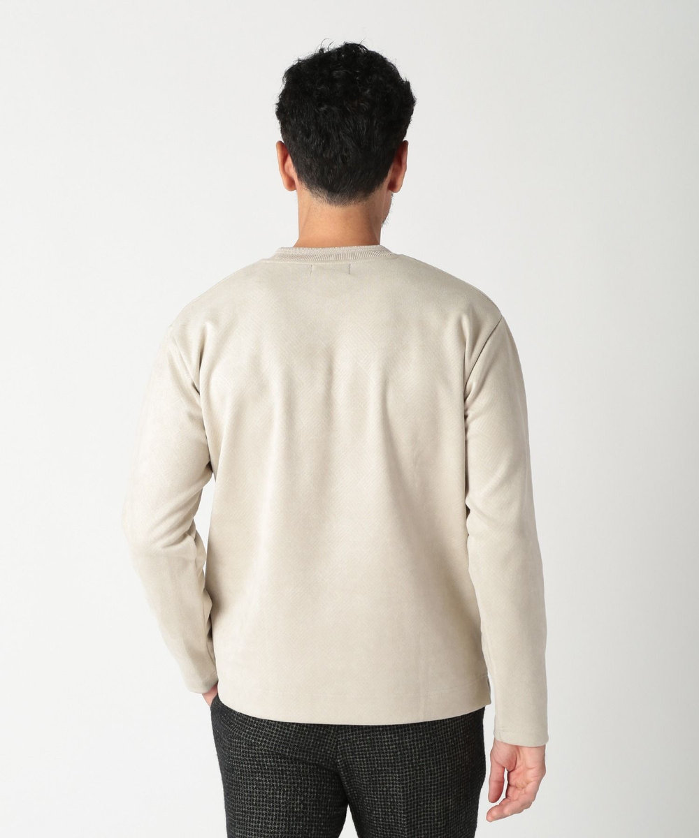 MEN'S BIGI テックスエードロングスリーブカットソー オフホワイト