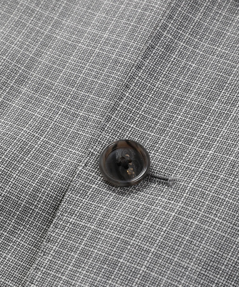 MEN'S BIGI 【ACTIVE TAILOR】ミックスヤーン/ホップサックジャケット ライトグレー