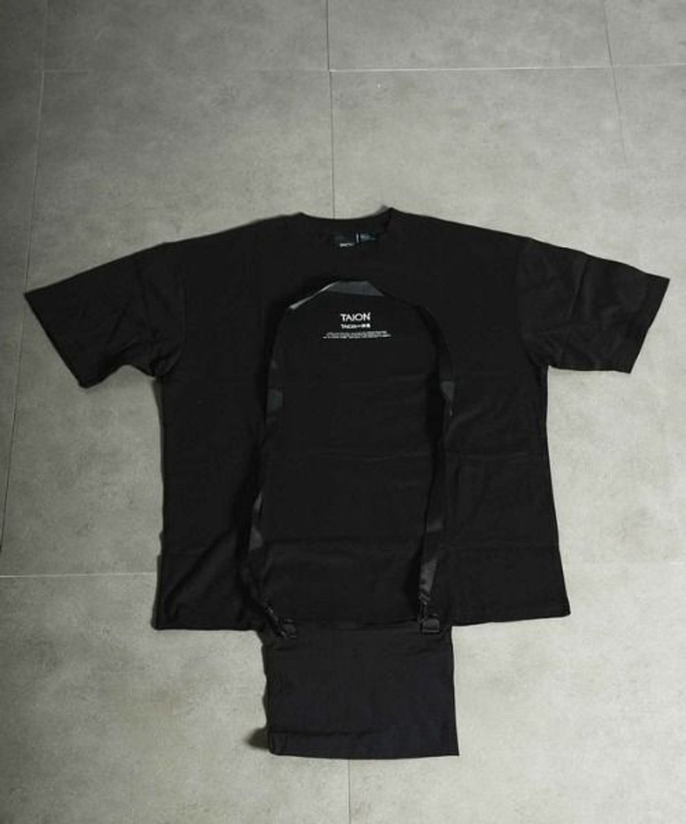 UNION STATION 【TAION】BASIC STORAGE T-SH CONCEPT / ベーシック ロゴ ストレージ Ｔシャツ ブラック