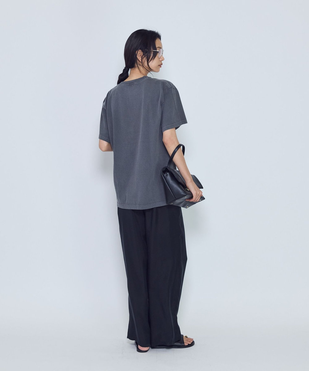 1er Arrondissement ＜COUTURE D'ADAM（クチュール ド アダム）＞“Jane&Serge with Double Decker"T-シャツ（Monochrome・Black） ブラック