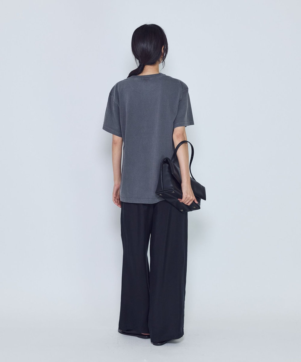 1er Arrondissement ＜COUTURE D'ADAM（クチュール ド アダム）＞“Jane&Serge with Double Decker"T-シャツ（Monochrome・Black） ブラック