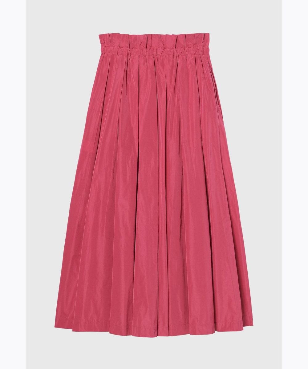 DÉPAREILLÉ TAFFETA TUCK SKIRT / タフタタックスカート ピンク