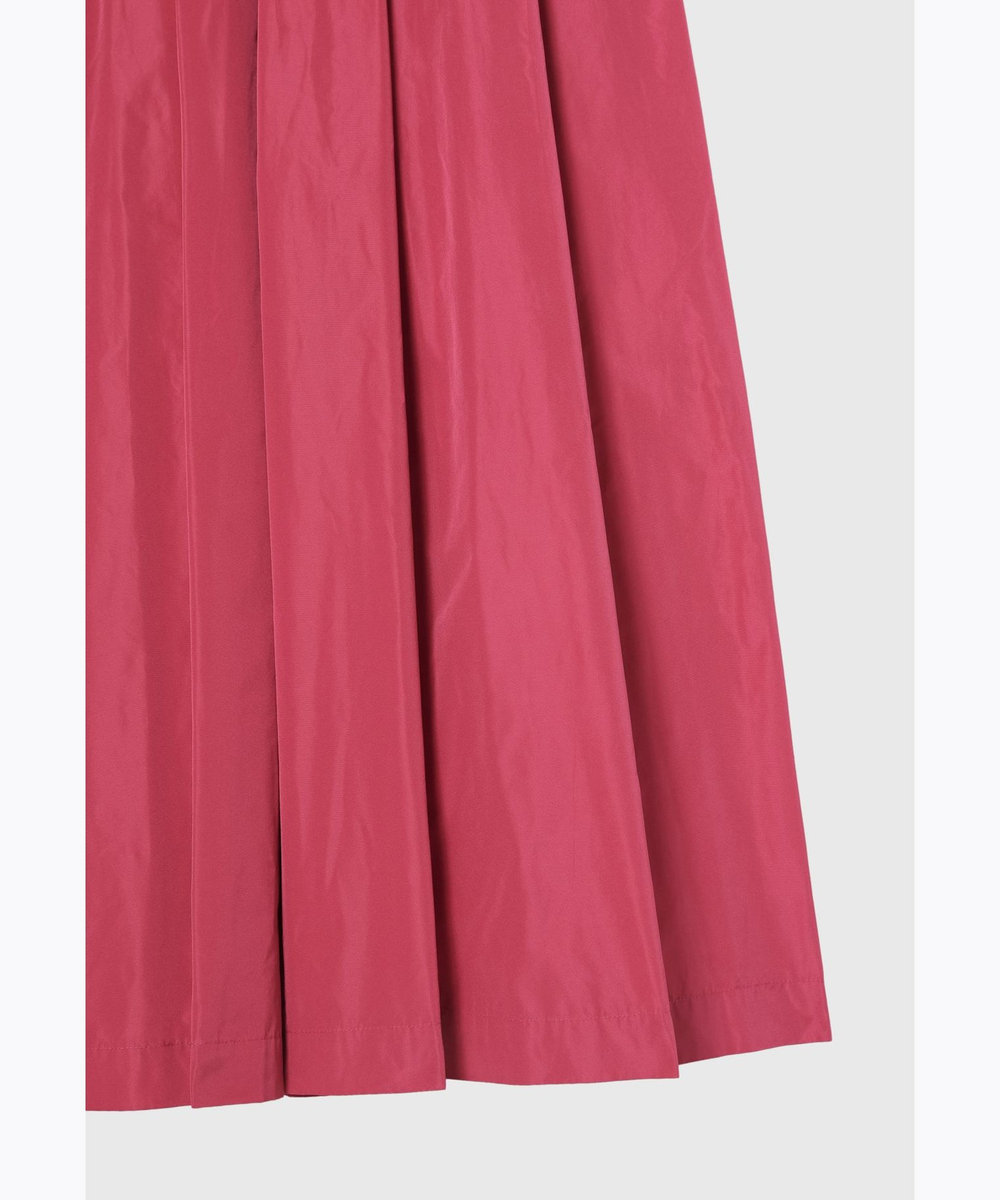 DÉPAREILLÉ TAFFETA TUCK SKIRT / タフタタックスカート ピンク