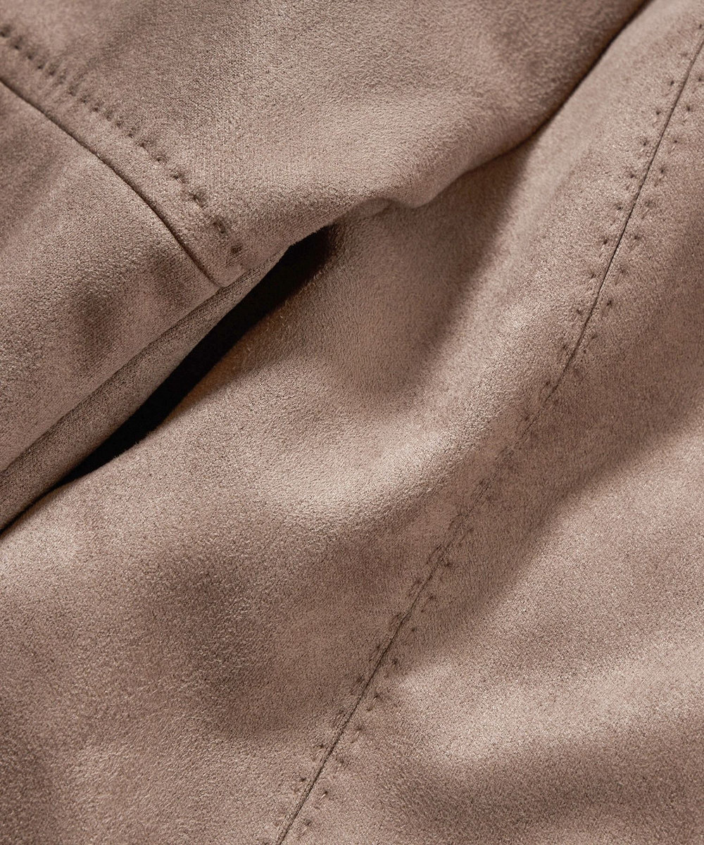 MEN'S BIGI フェイクスエードダンボールブルゾン グレー
