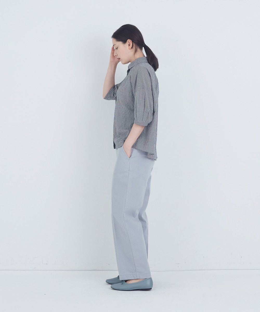 ADIEU TRISTESSE スモールカラーシャツ チェック