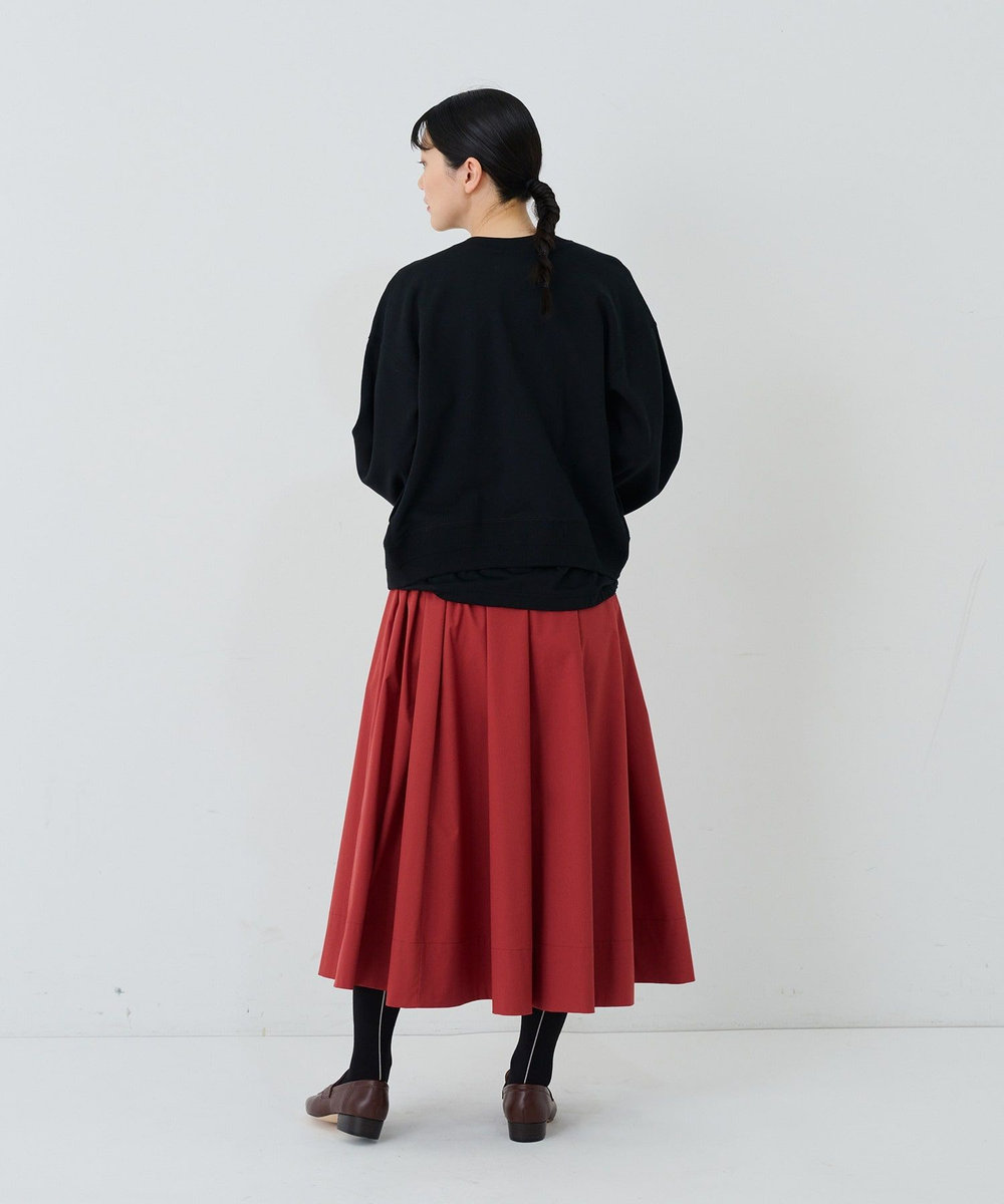 ADIEU TRISTESSE 裏毛ショートブルゾン ブラック