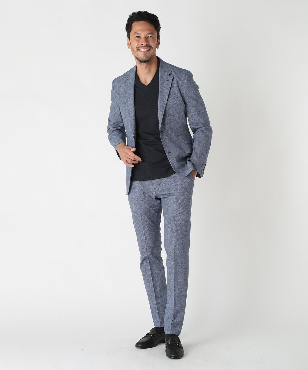 MEN'S BIGI  ドットエアーメッシュプリントパンツ＜吸水速乾＞ ブルー