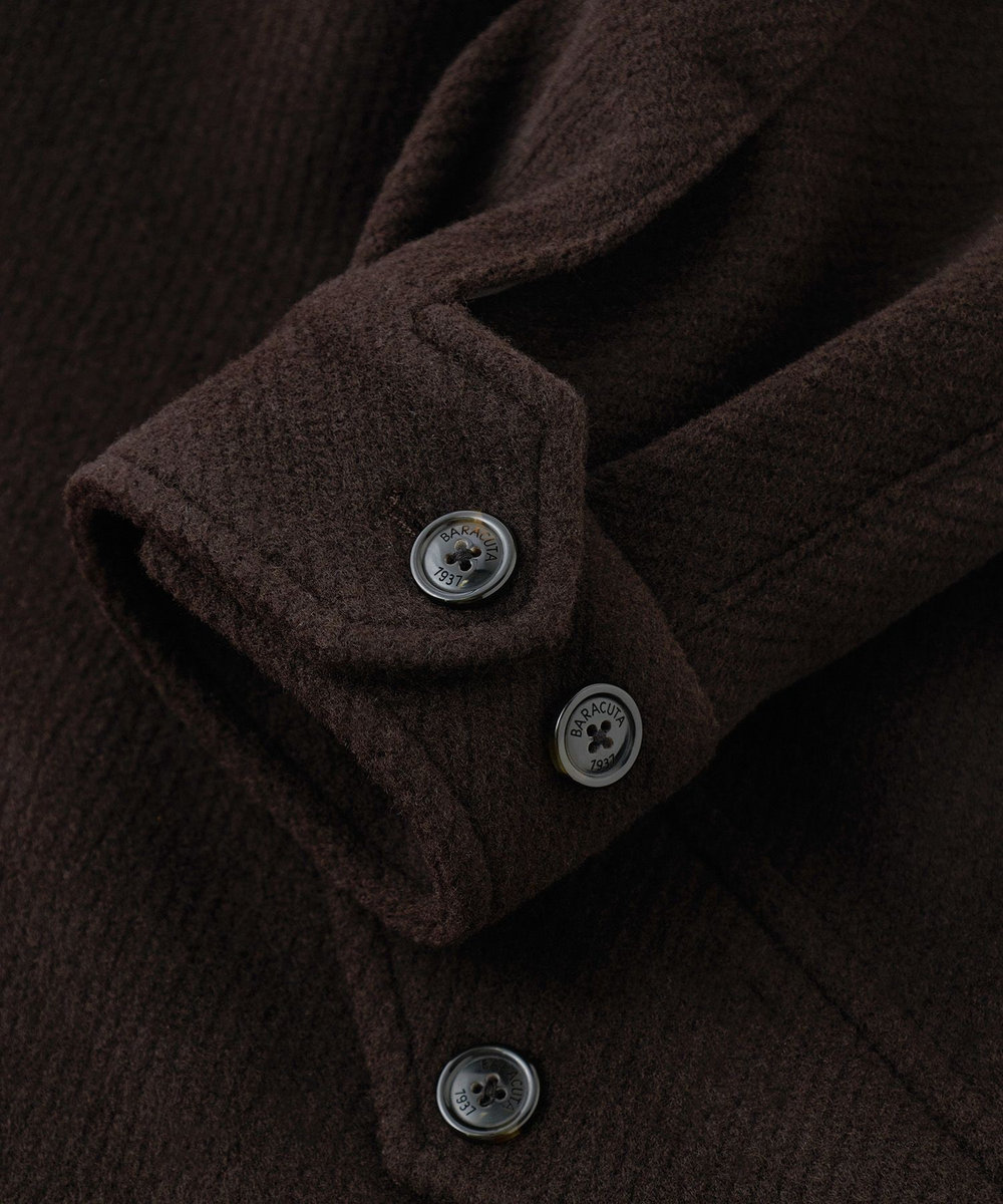 MEN'S BIGI 《別注》BARACUTA ツイルビーバージャージG4ブルゾン ブラウン