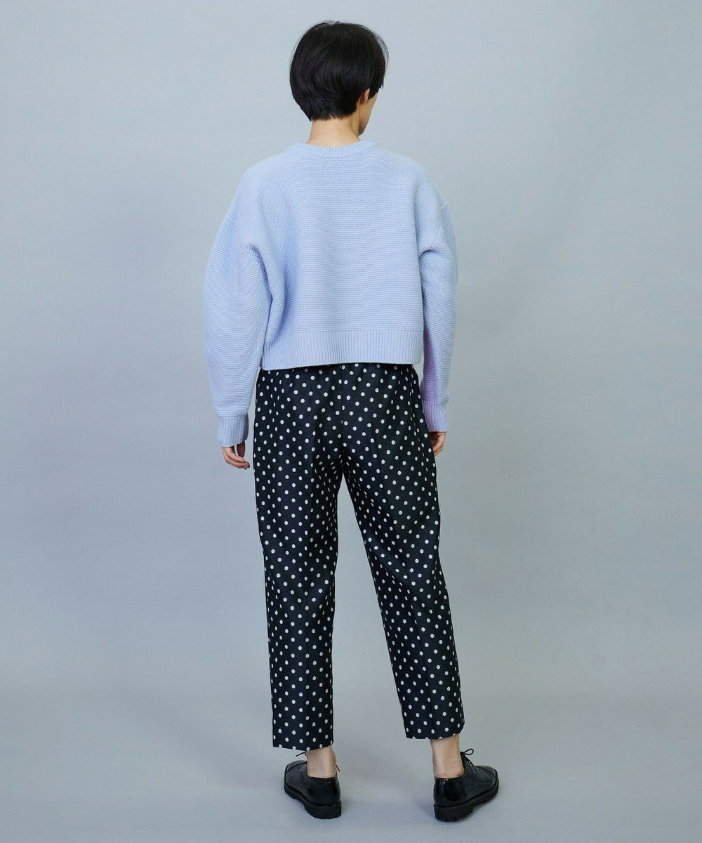 MOGA ANNUAL×MOGA　ウールカシミヤバイカラープルオーバー サックスブルー