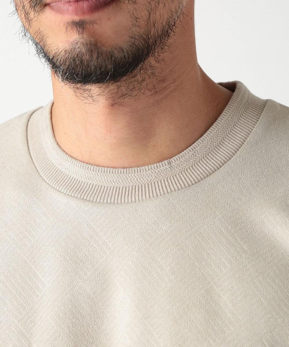 MEN'S BIGI テックスエードロングスリーブカットソー オフホワイト