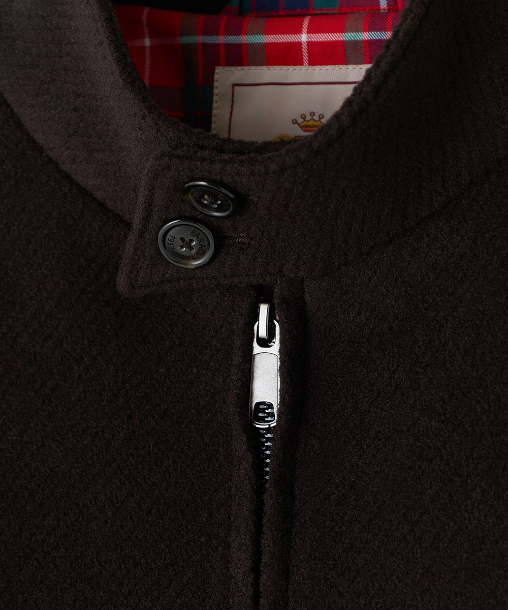 MEN'S BIGI 《別注》BARACUTA ツイルビーバージャージG4ブルゾン ブラウン
