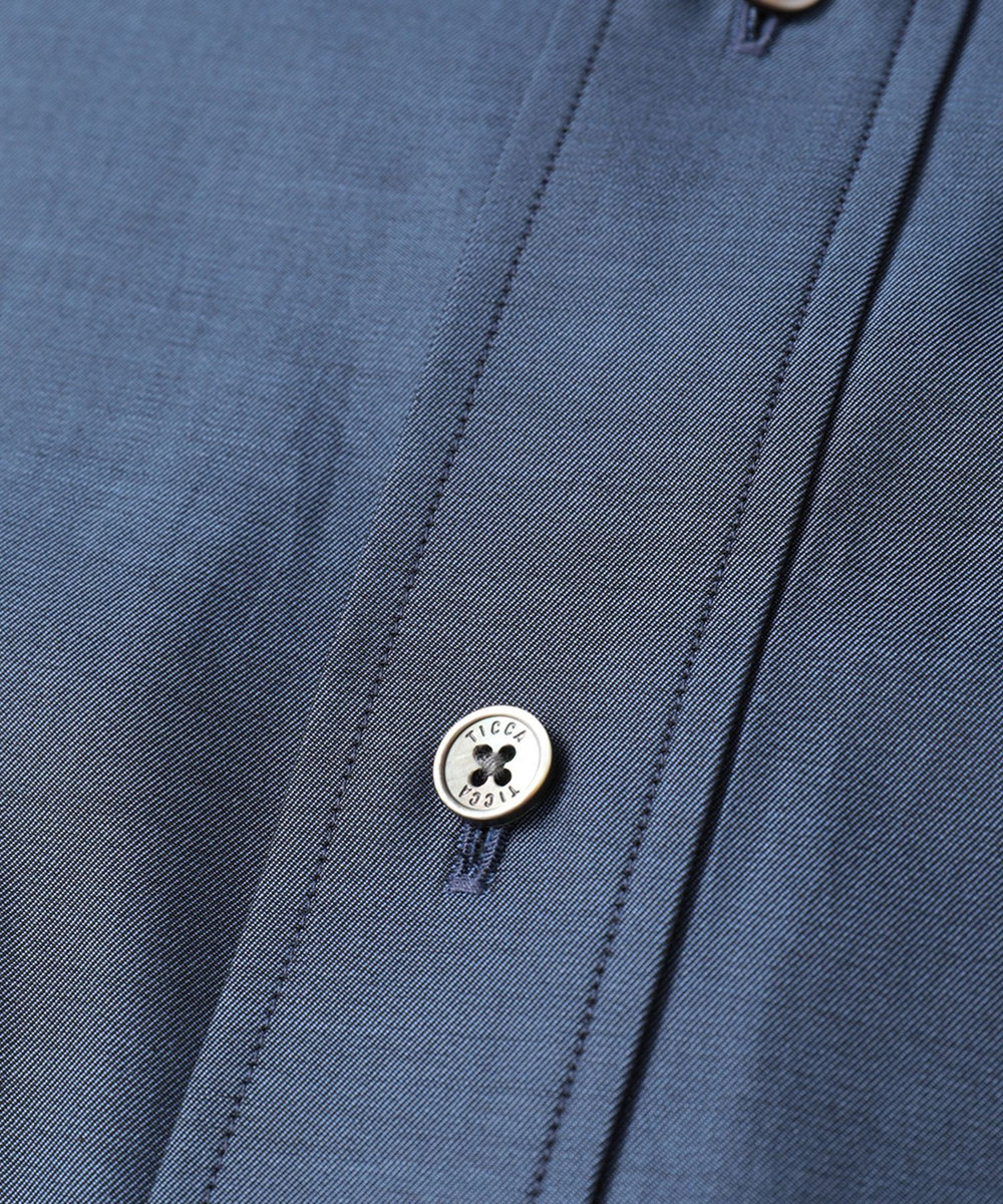 1er Arrondissement ＜TICCA（ティッカ）＞別注スクエアビッグシャツ ネイビー