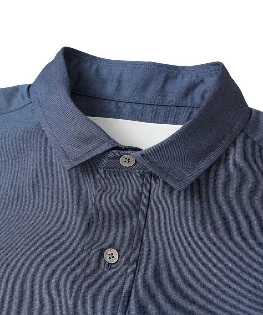 1er Arrondissement ＜TICCA（ティッカ）＞別注スクエアビッグシャツ ネイビー
