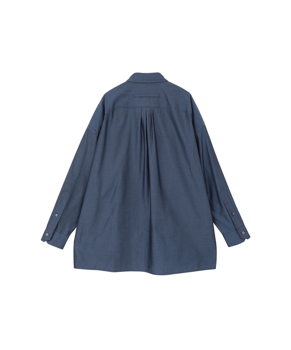 1er Arrondissement ＜TICCA（ティッカ）＞別注スクエアビッグシャツ ネイビー