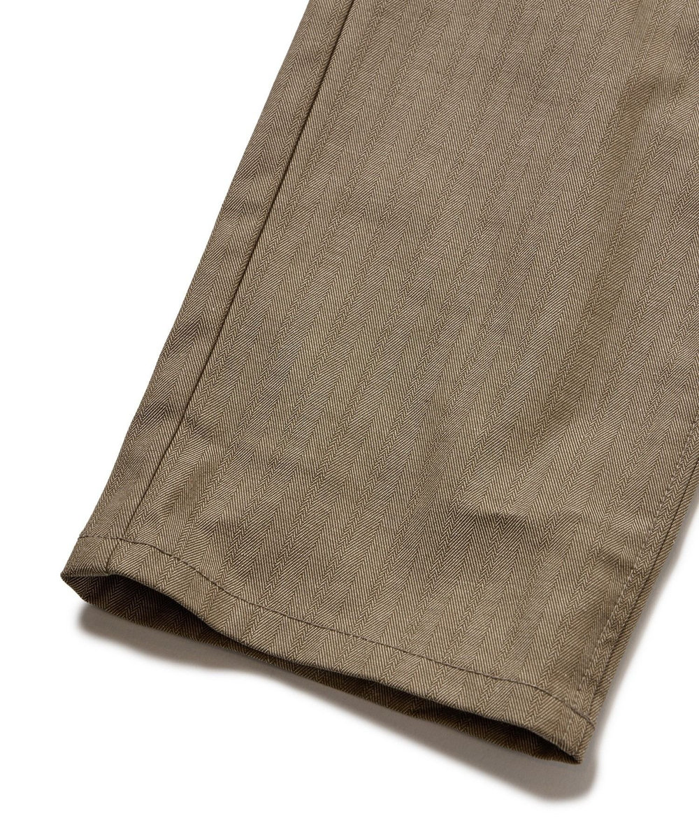 MEN'S BIGI ＜ON/OFF兼用＞シャドーヘリンボーンストレッチパンツ ベージュ