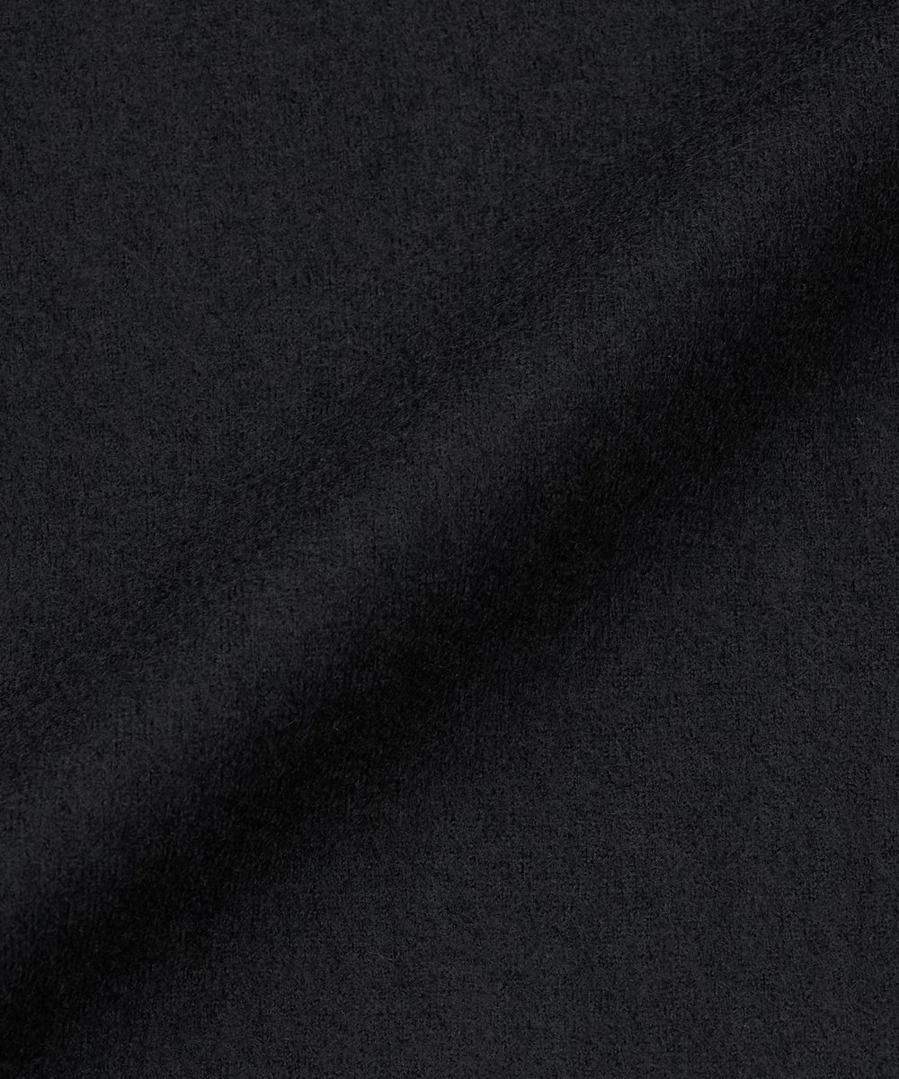 L'EQUIPE GREEN ミルドウールロングシャツ ブラック