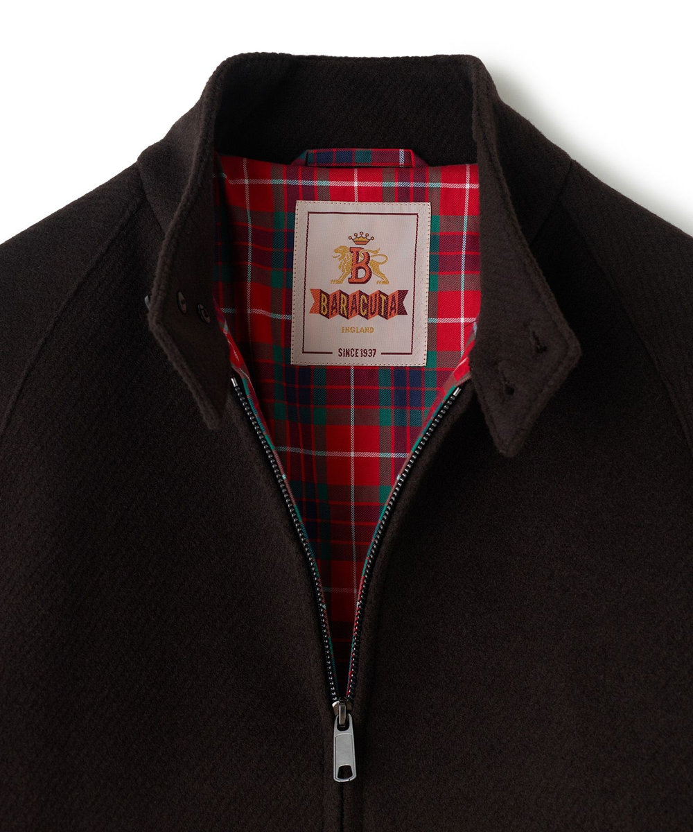 MEN'S BIGI 《別注》BARACUTA ツイルビーバージャージG4ブルゾン ブラウン