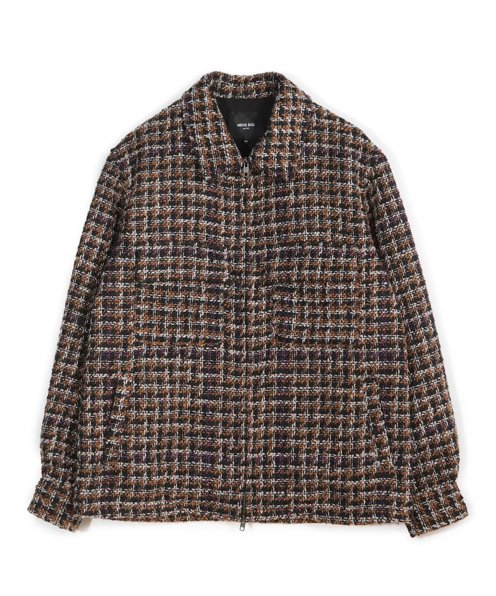 MEN'S BIGI モダンCPOシャツジャケット ブラウン系その他