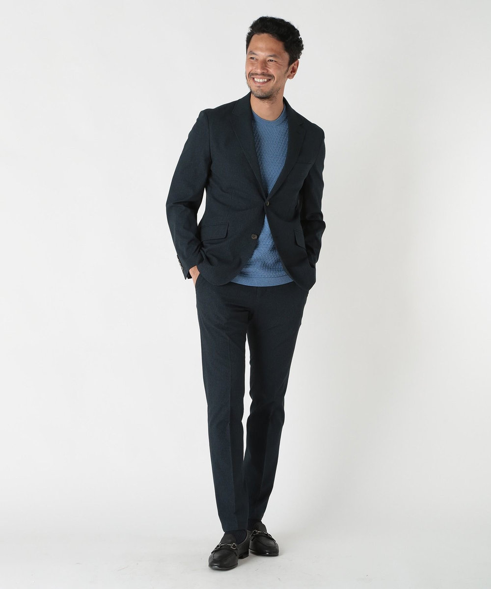 MEN'S BIGI  ドットエアーメッシュプリントパンツ＜吸水速乾＞ ネイビー