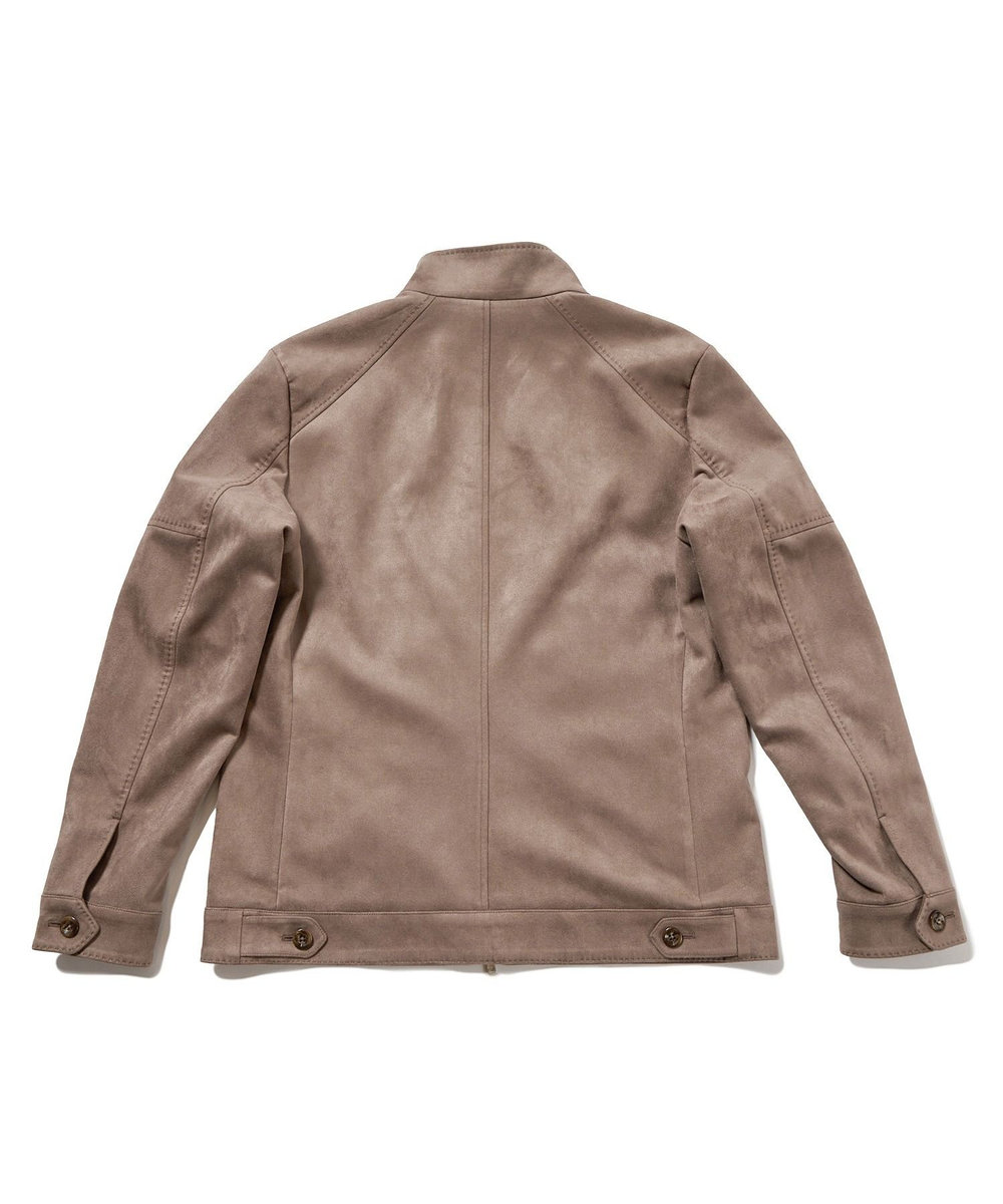 MEN'S BIGI フェイクスエードダンボールブルゾン グレー