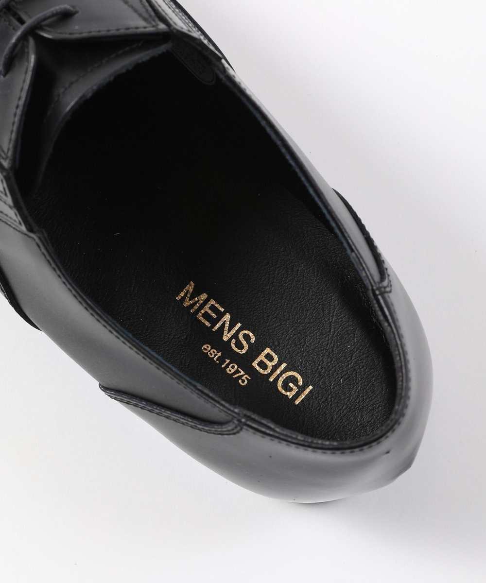 MEN'S BIGI キップスムースレザーコンフォートシューズ ブラック