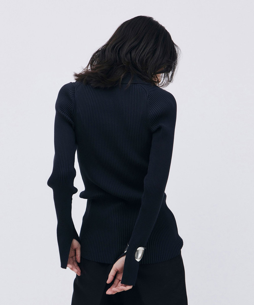 unbilanc トルクニットポロ ネイビー