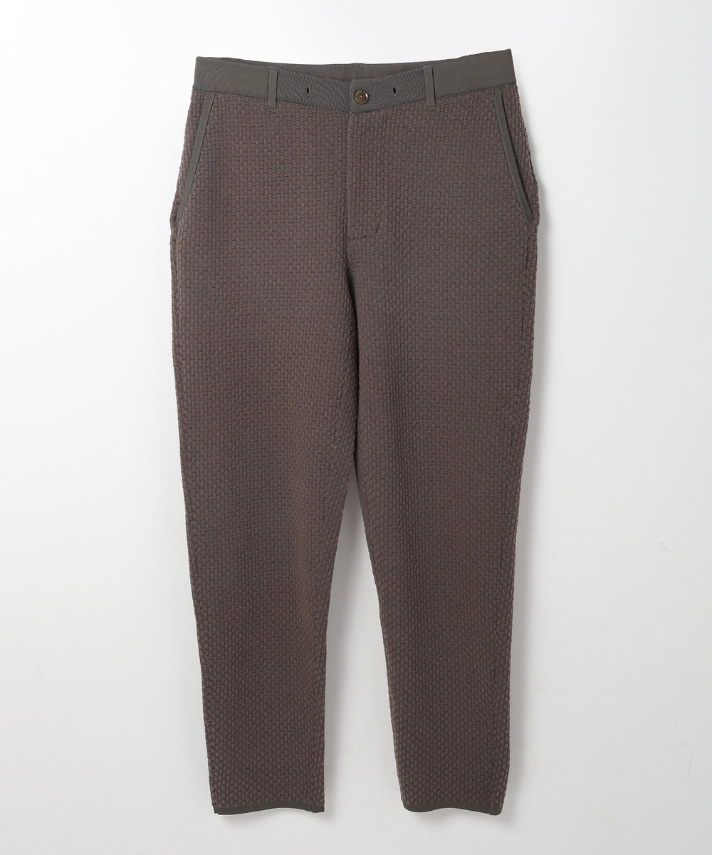 MEN'S BIGI 【ACTIVE TAILOR】モール混ニットパンツ カーキ