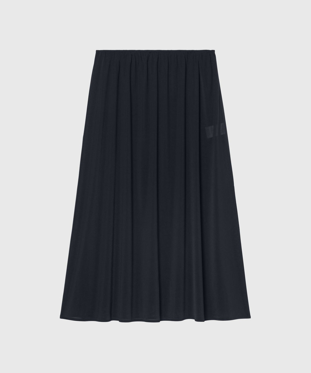 DÉPAREILLÉ TRIACETATE JERSEY DRESS / トリアセテートジャージードレス ネイビー