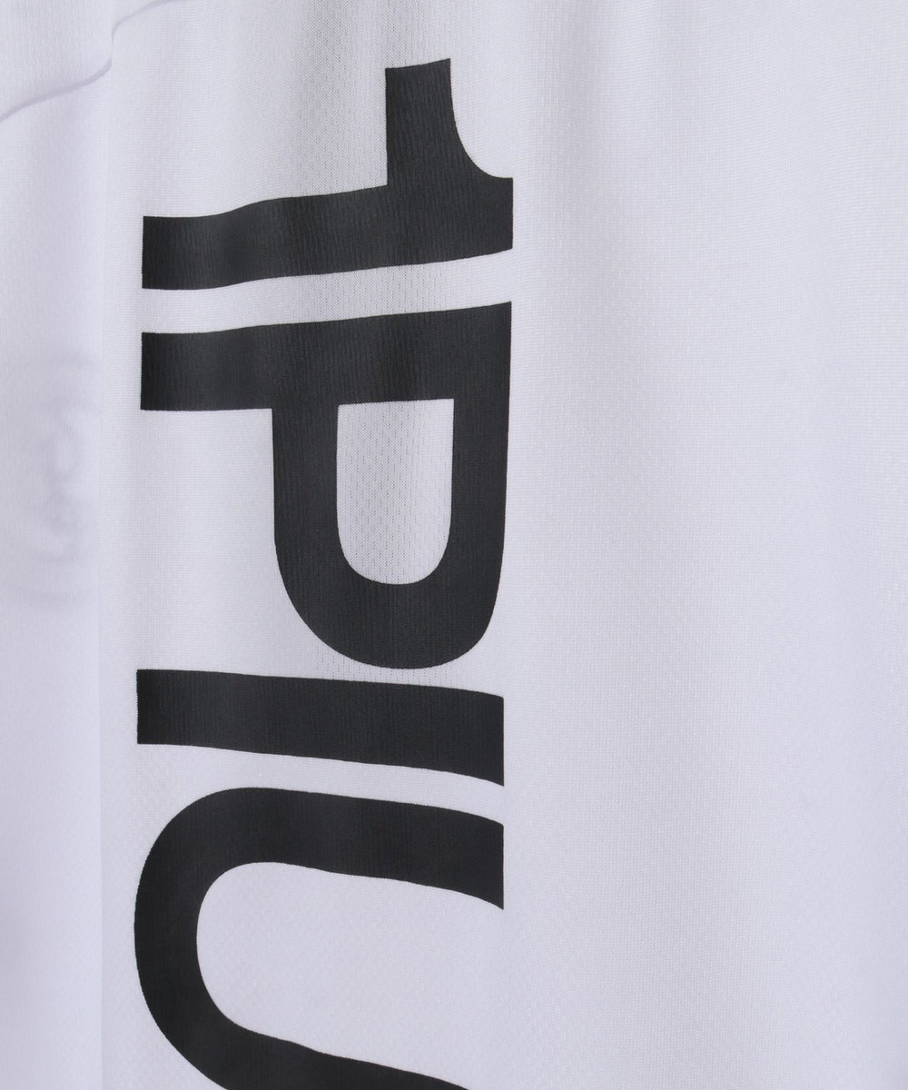 MEN'S BIGI ＜1PIU1UGUALE3 RELAX＞別注　リバーメッシュポロシャツ ホワイト