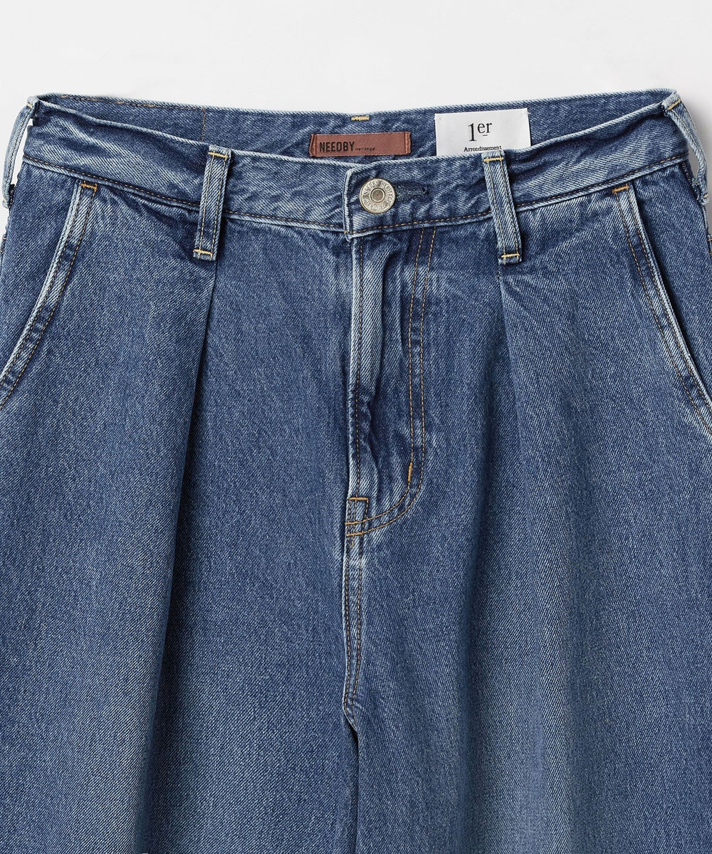 1er Arrondissement ＜NEEDBY heritage×1er Arrondissement＞【別注】デニムパンツ"Charlotte" インディゴブルー