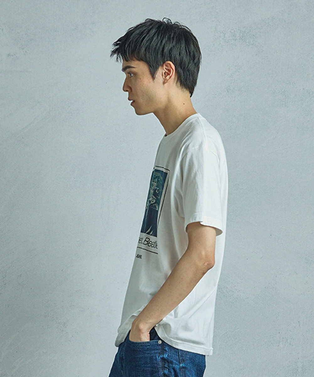 MEN'S BIGI 【THE CULTURE CODE x Klaus Voormann x MEN'S BIGI】 別注プリントT＜The Beatles＞ ホワイト