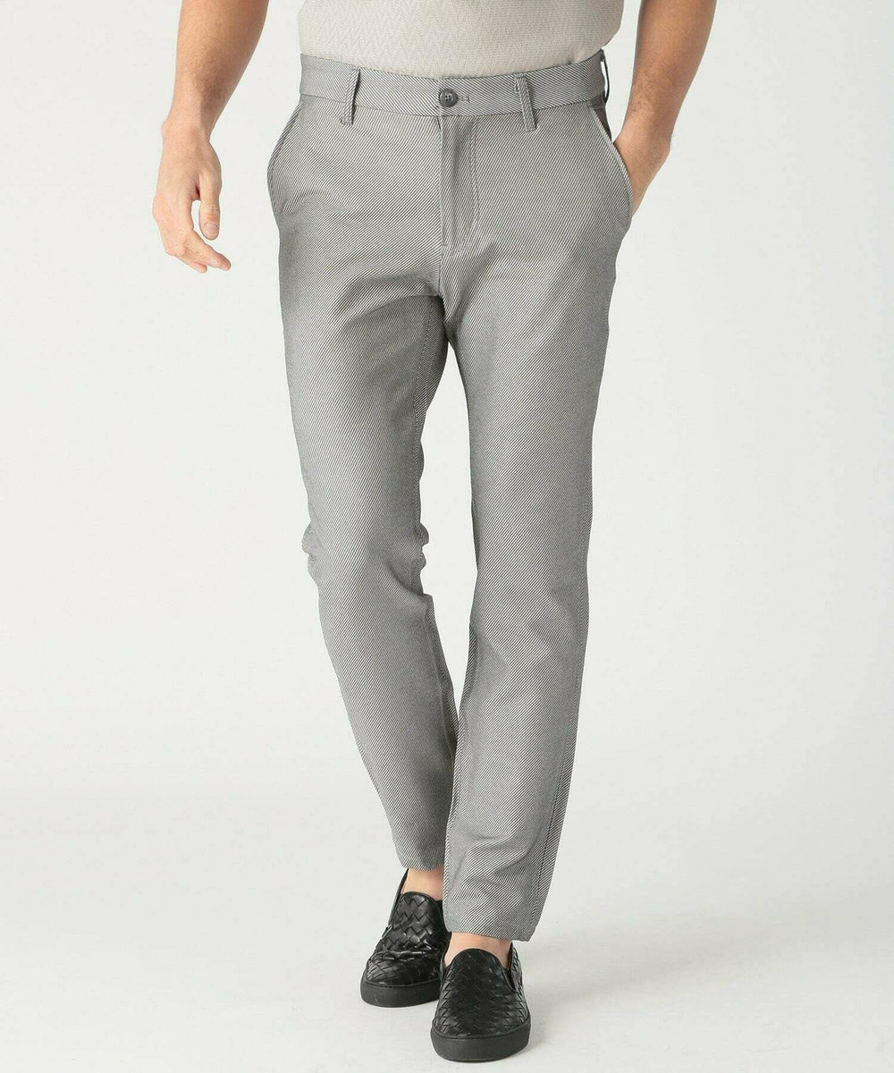 MEN'S BIGI ハイパワーストレッチ ツイルパンツ＜2wayストレッチ＞<接触冷感＞ ライトグレー