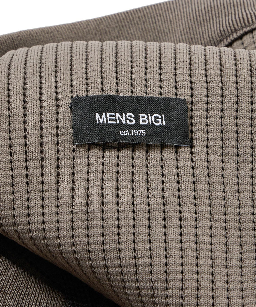 MEN'S BIGI たて畝ニットジャージイージーパンツ＜セットアップ対応＞ ブラウン