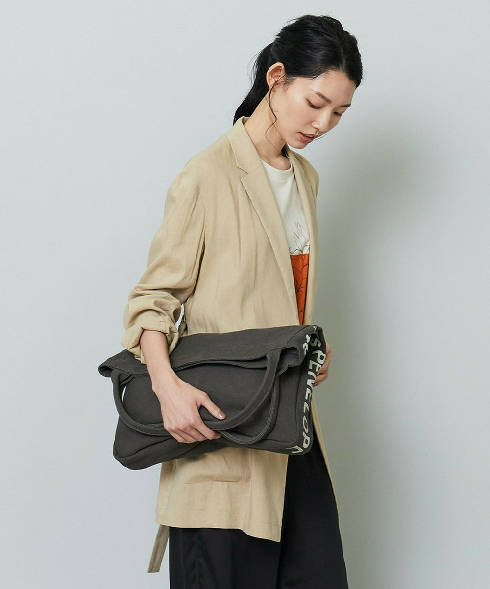 L'EQUIPE LPトート【L'EQUIPE × ateliers PENELOPE】 チャコールグレー