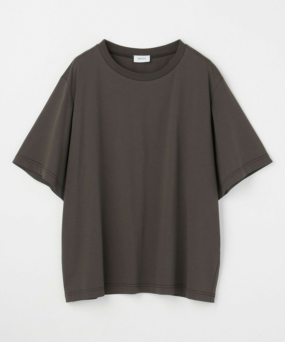MOGA Lサイズ（大きいサイズ） 【大きいサイズ】サイロプレミアム天竺BIG Tシャツ ダークブラウン