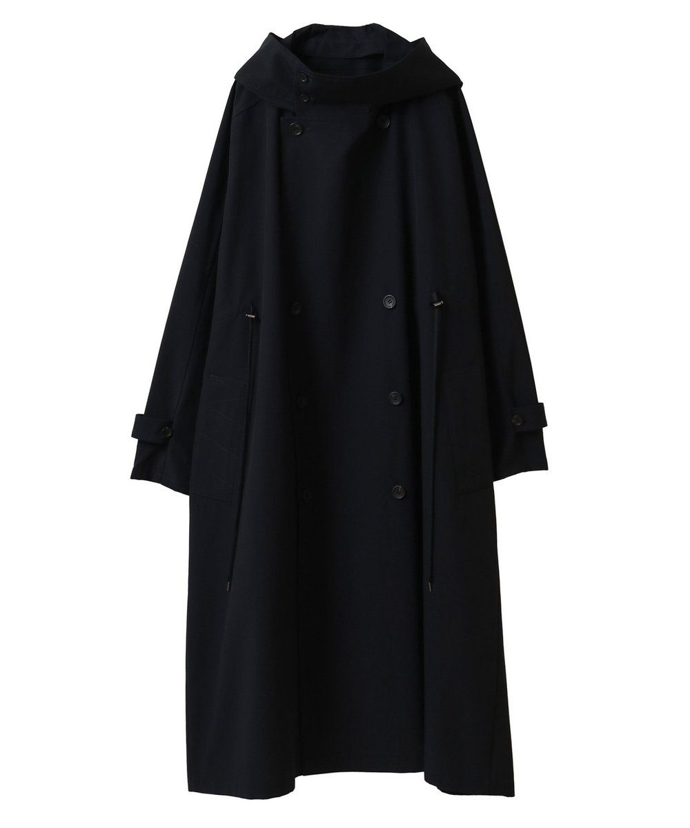 1er Arrondissement ＜VACHEMENT×1er Arrondissement＞シェルタフタトレンチコート ネイビー