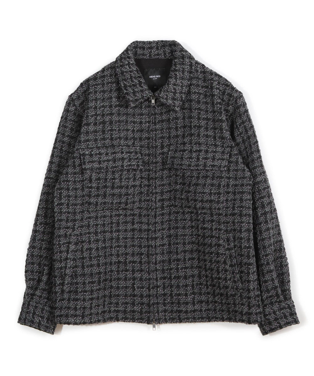 MEN'S BIGI モダンCPOシャツジャケット チャコールグレー