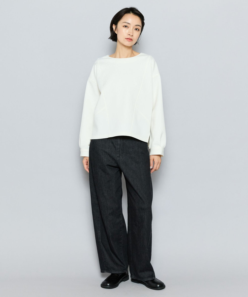 L'EQUIPE 9ozムラ糸ストレッチデニムパンツ ブラック