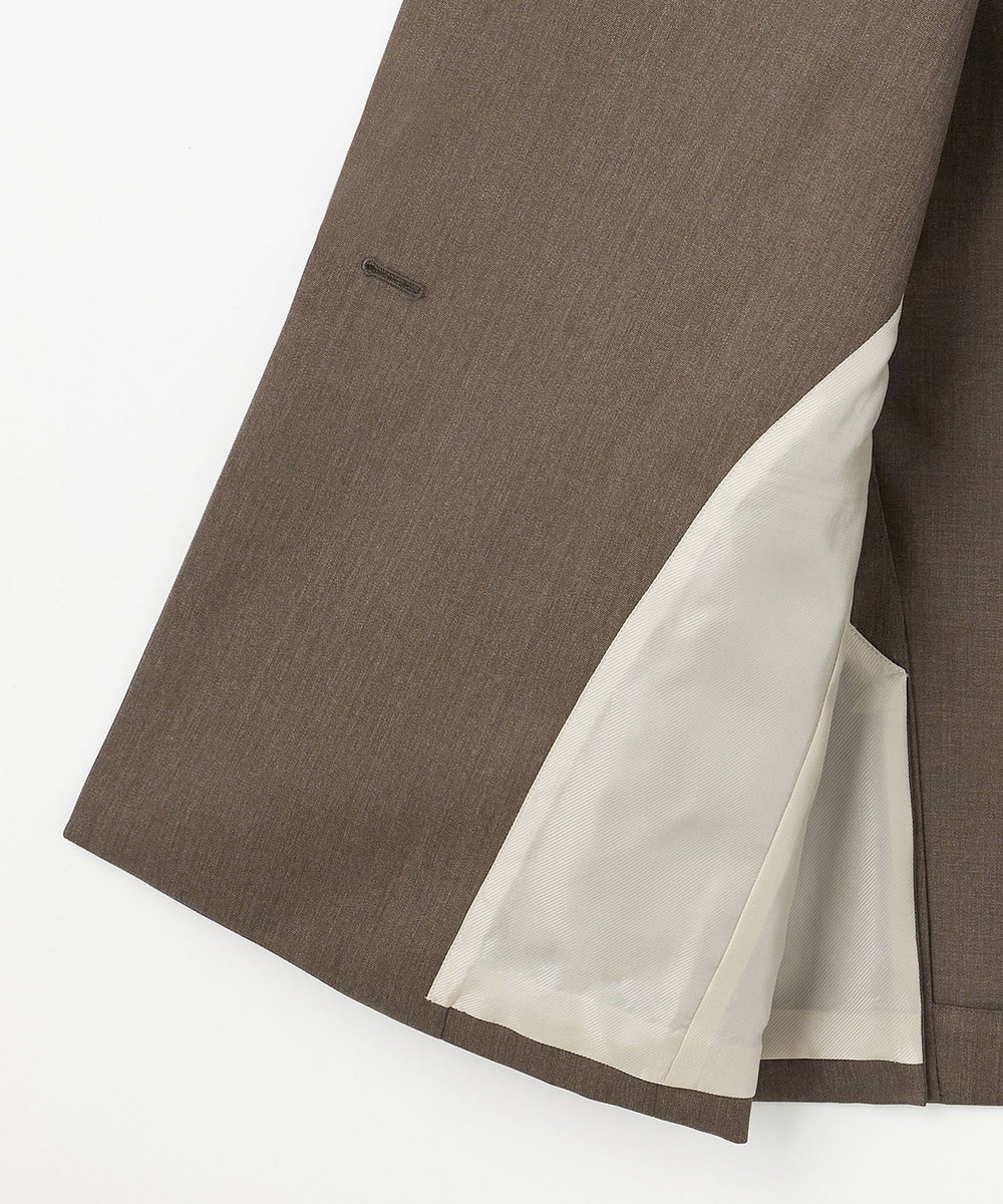 DÉPAREILLÉ WOOL GABARDINE DOUBLE JACKET / ウールギャバジンダブルジャケット ブラウン