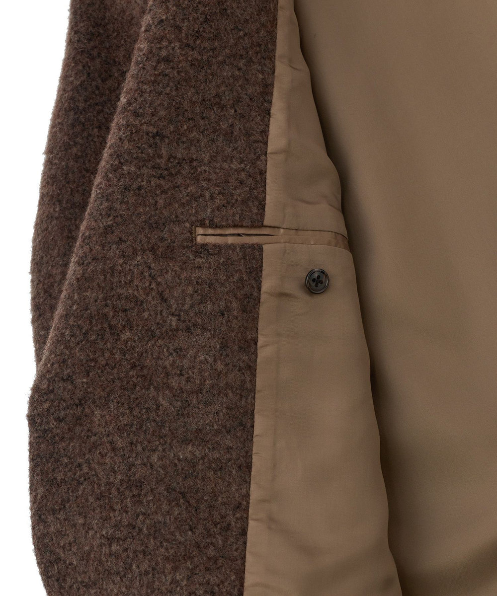MEN'S BIGI 【BASED ON MEN'S BIGI HERITAGE】シングルチェスターコート ブラウン