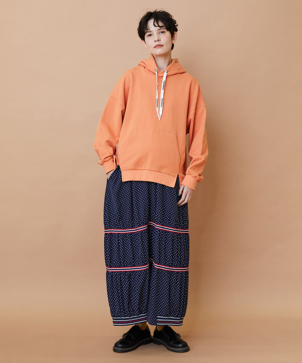 FRAPBOIS スプラッシュドット スカート ネイビー
