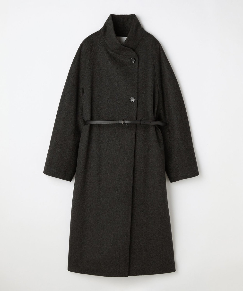 L'EQUIPE COUTURIER ピュアカシミヤコート チャコールグレー