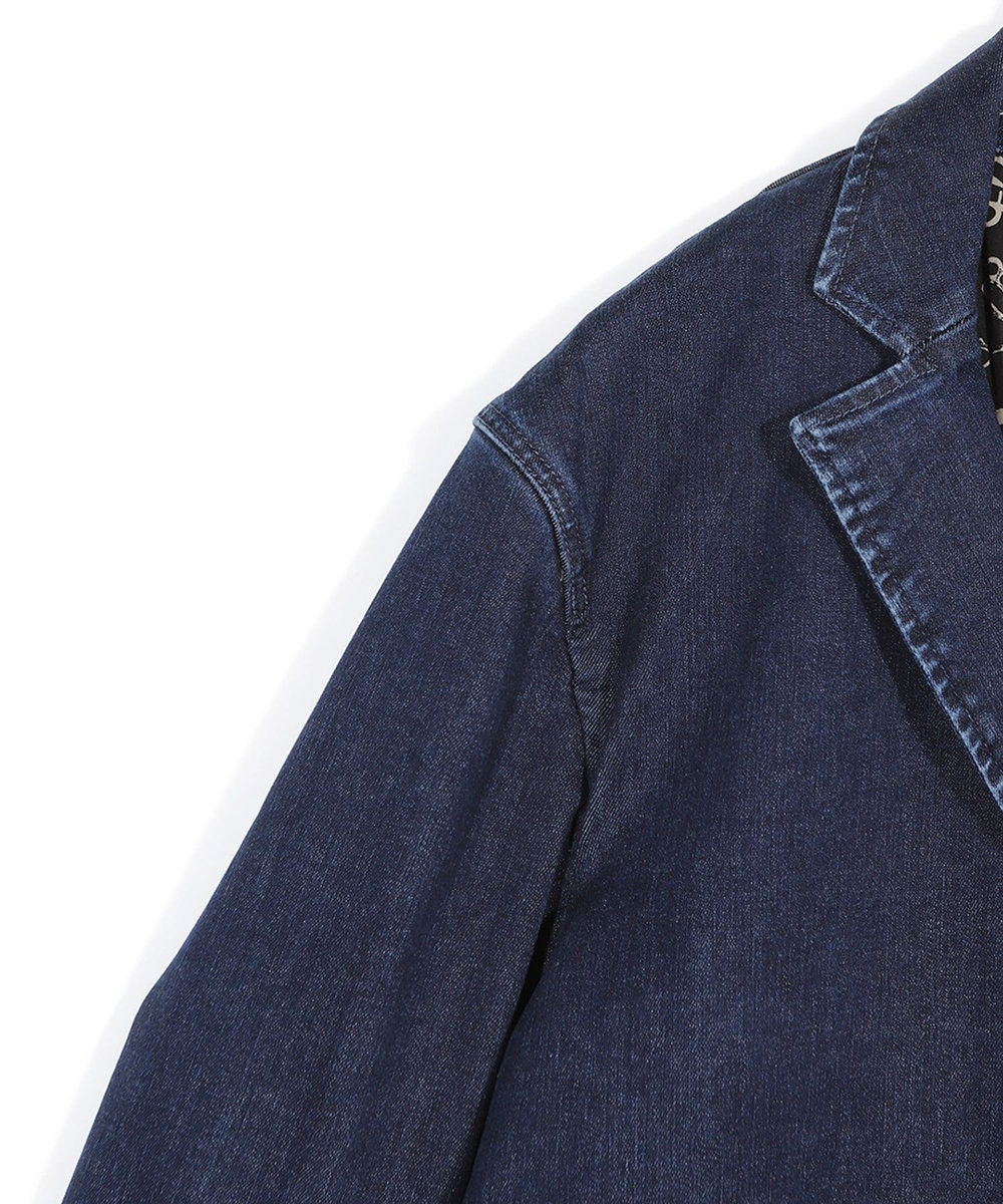 MEN'S BIGI 【DENHAM/デンハム】別注 デニムテーラードジャケット インディゴブルー