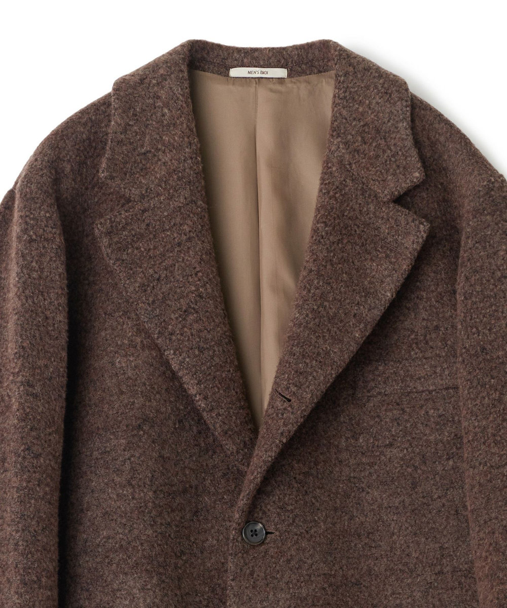 MEN'S BIGI 【BASED ON MEN'S BIGI HERITAGE】シングルチェスターコート ブラウン