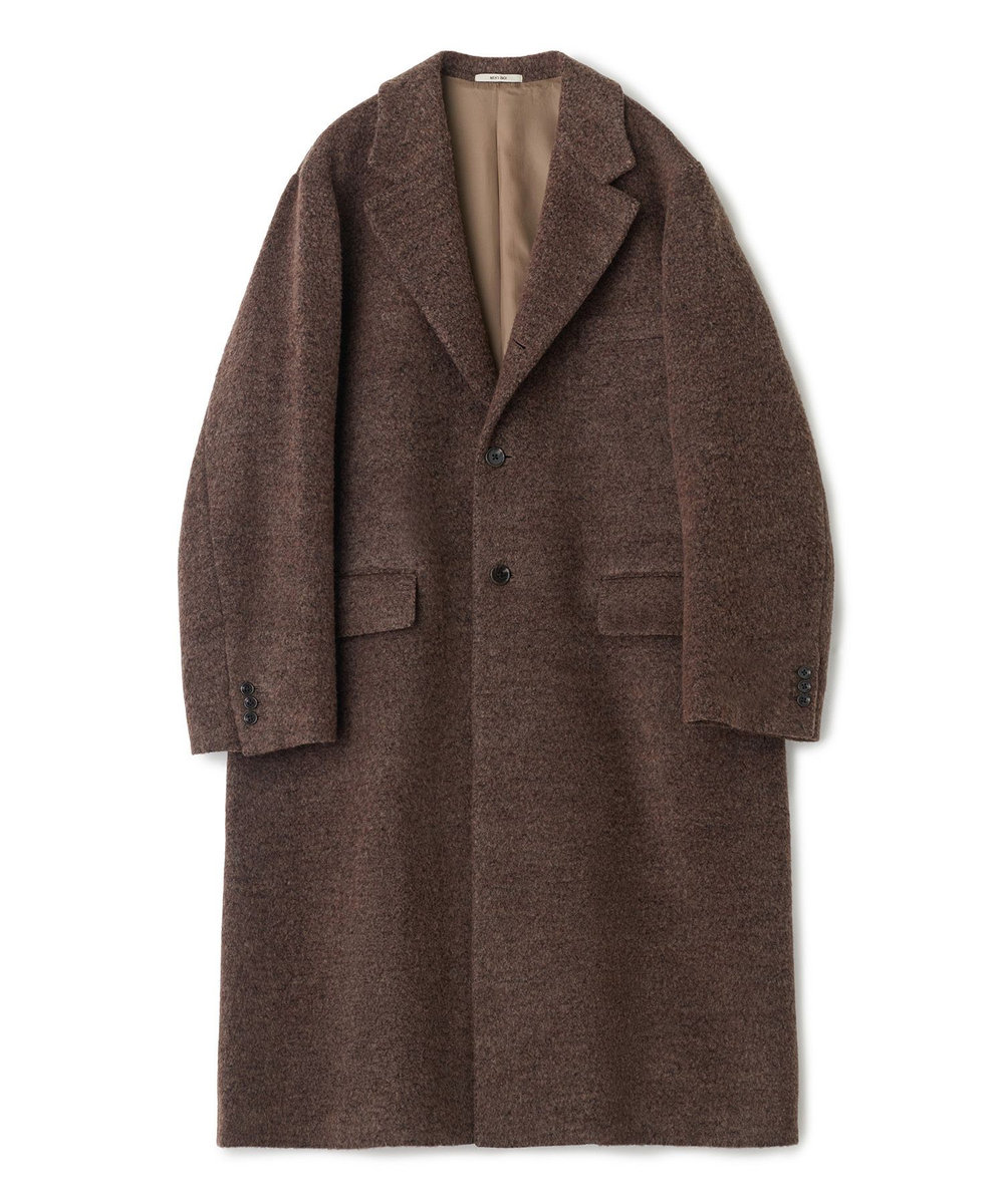 MEN'S BIGI 【BASED ON MEN'S BIGI HERITAGE】シングルチェスターコート ブラウン