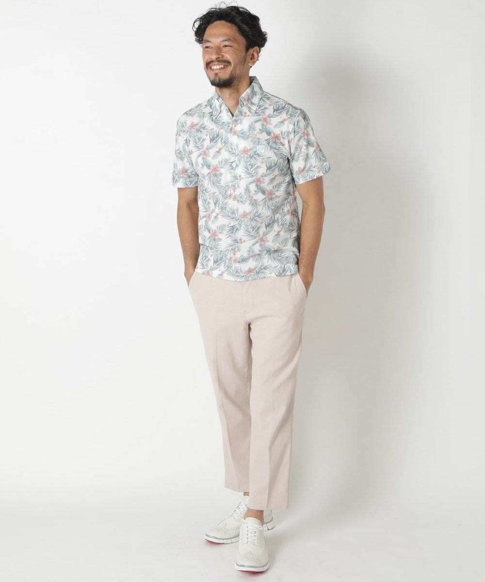 MEN'S BIGI 【BODYSHELL】コットン×リネン アンクル丈パンツ ピンク