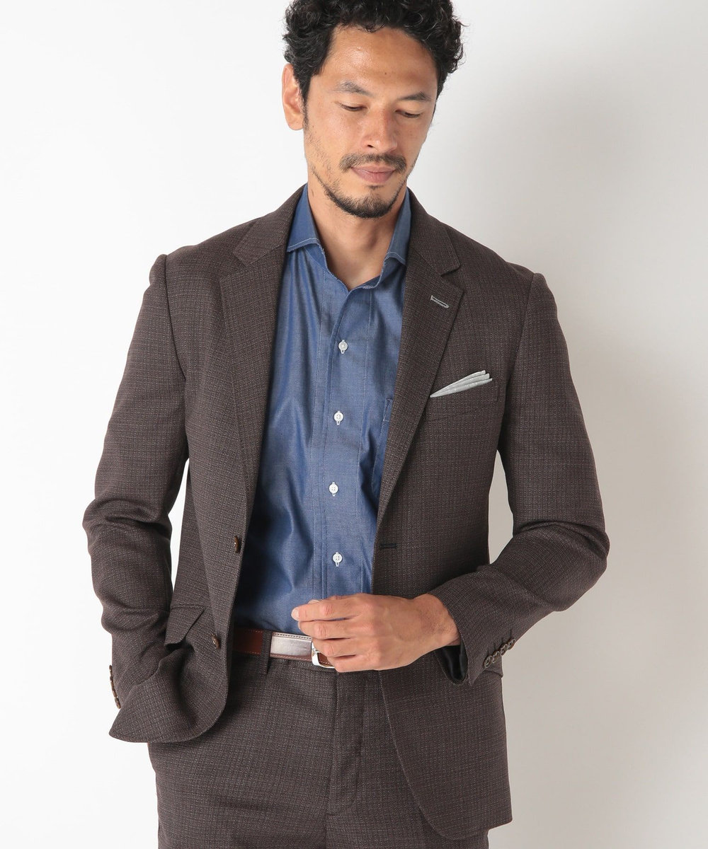 MEN'S BIGI 【ACTIVE TAILOR】アソートストレッチジャケット ブラウン系その他