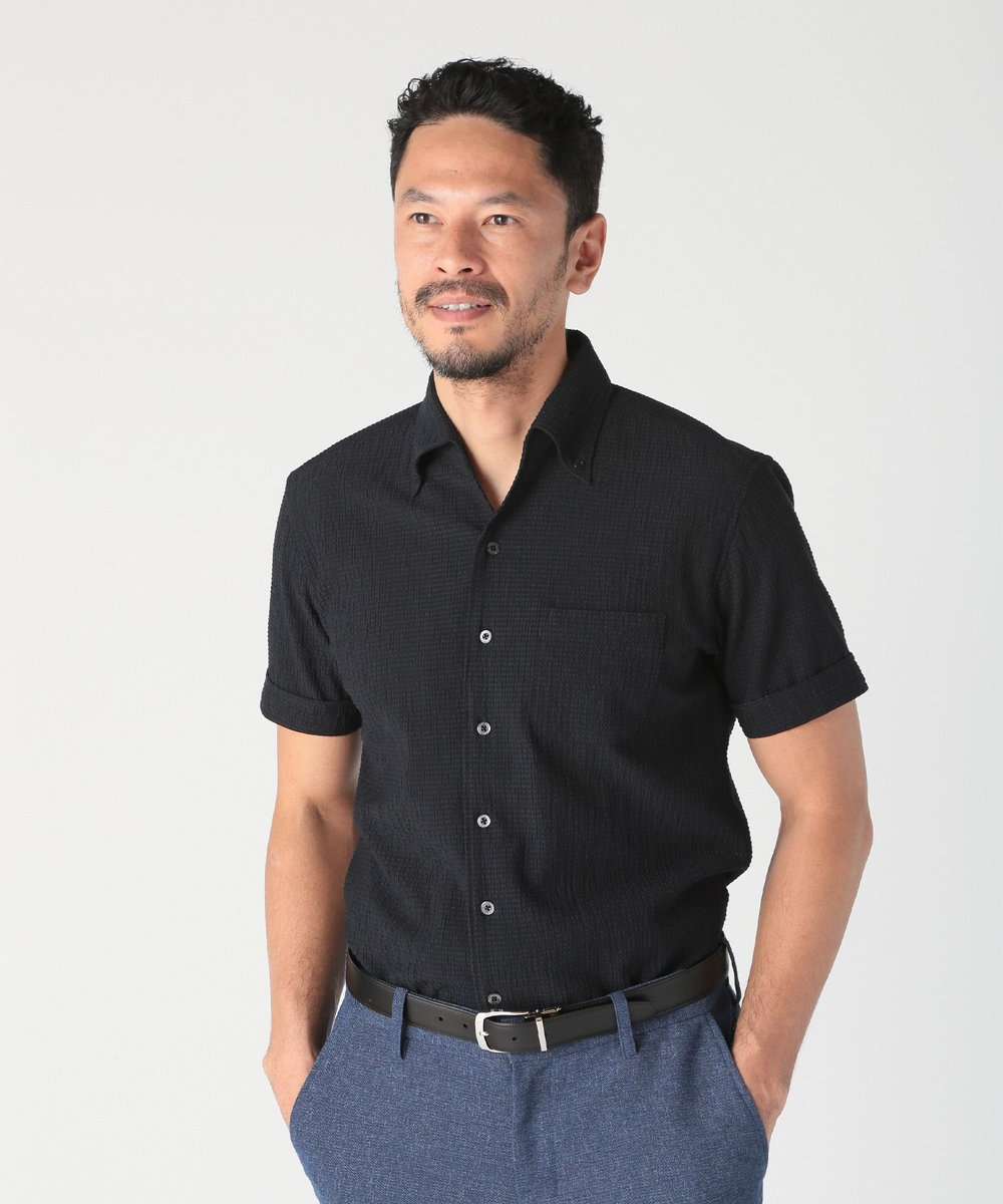 MEN'S BIGI 【ACTIVE TAILOR/アクティブテイラー】カールマイヤーボタンダウンシャツ ブルー系その他
