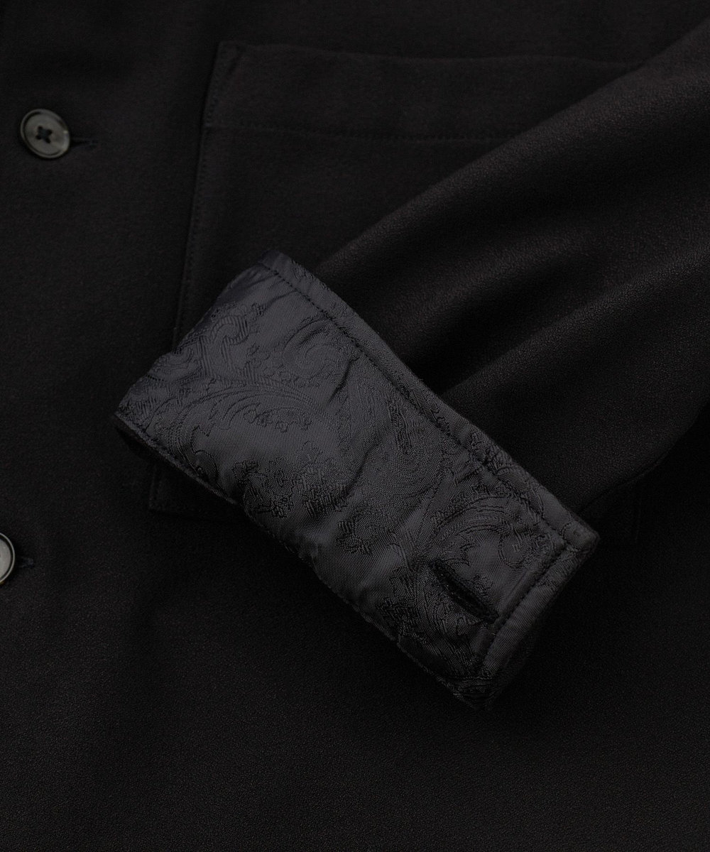 MEN'S BIGI PRES WARM アムンゼンシャツブルゾン［360度ストレッチ/吸湿発熱/保温性］ ブラック