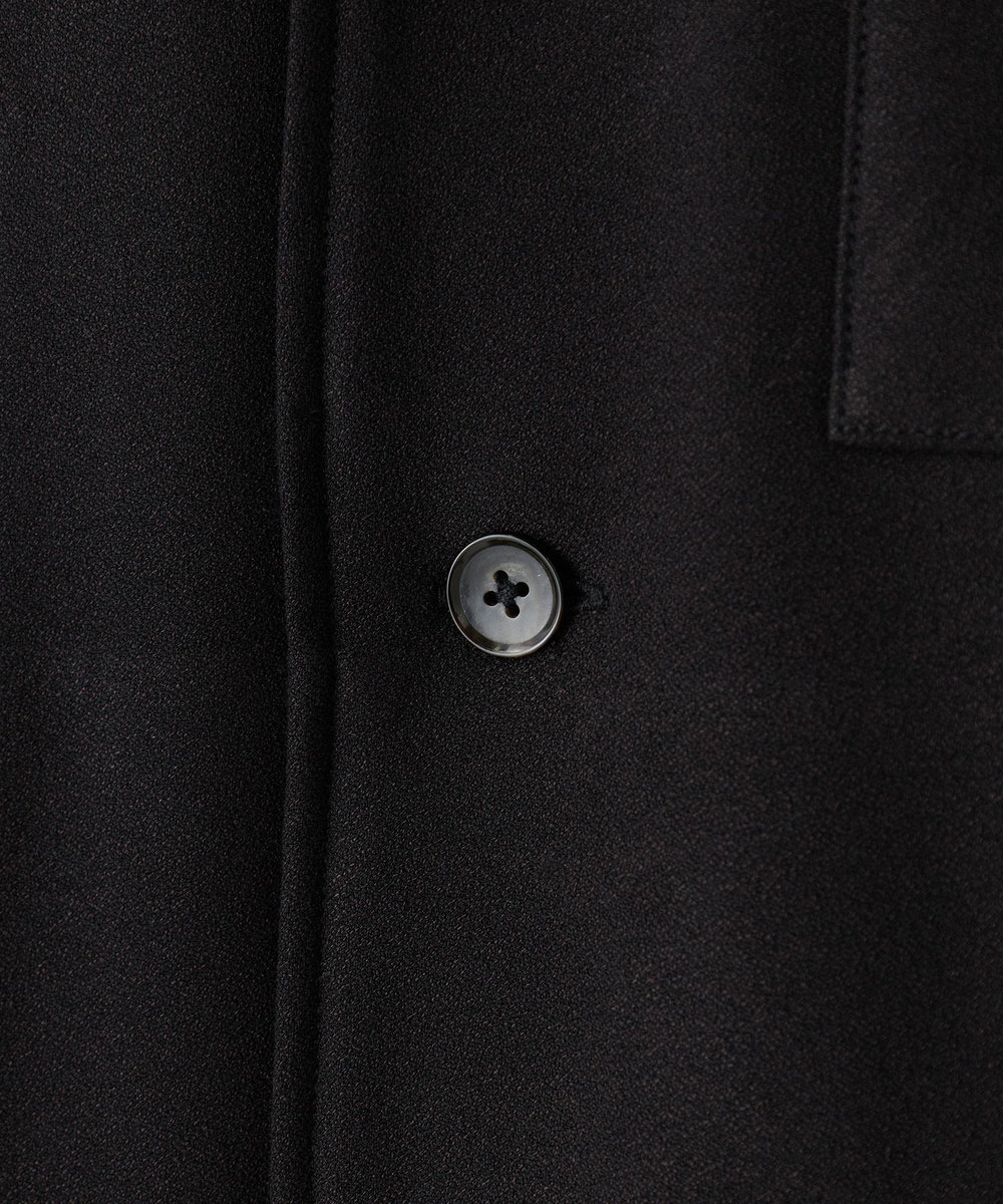 MEN'S BIGI PRES WARM アムンゼンシャツブルゾン［360度ストレッチ/吸湿発熱/保温性］ ブラック